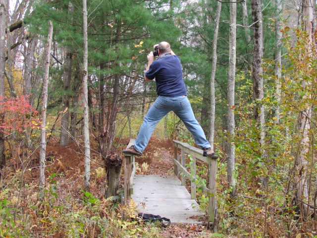 Erik getting a shot