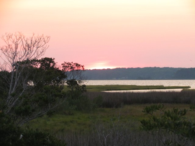 bayside sunset