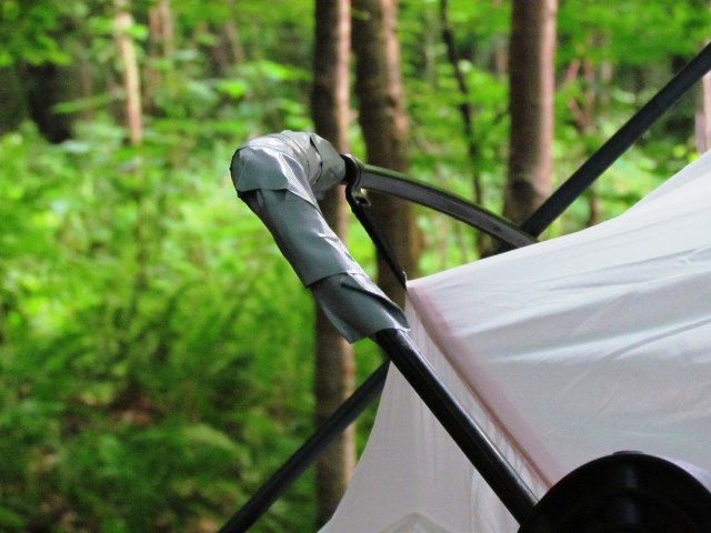 tent broke